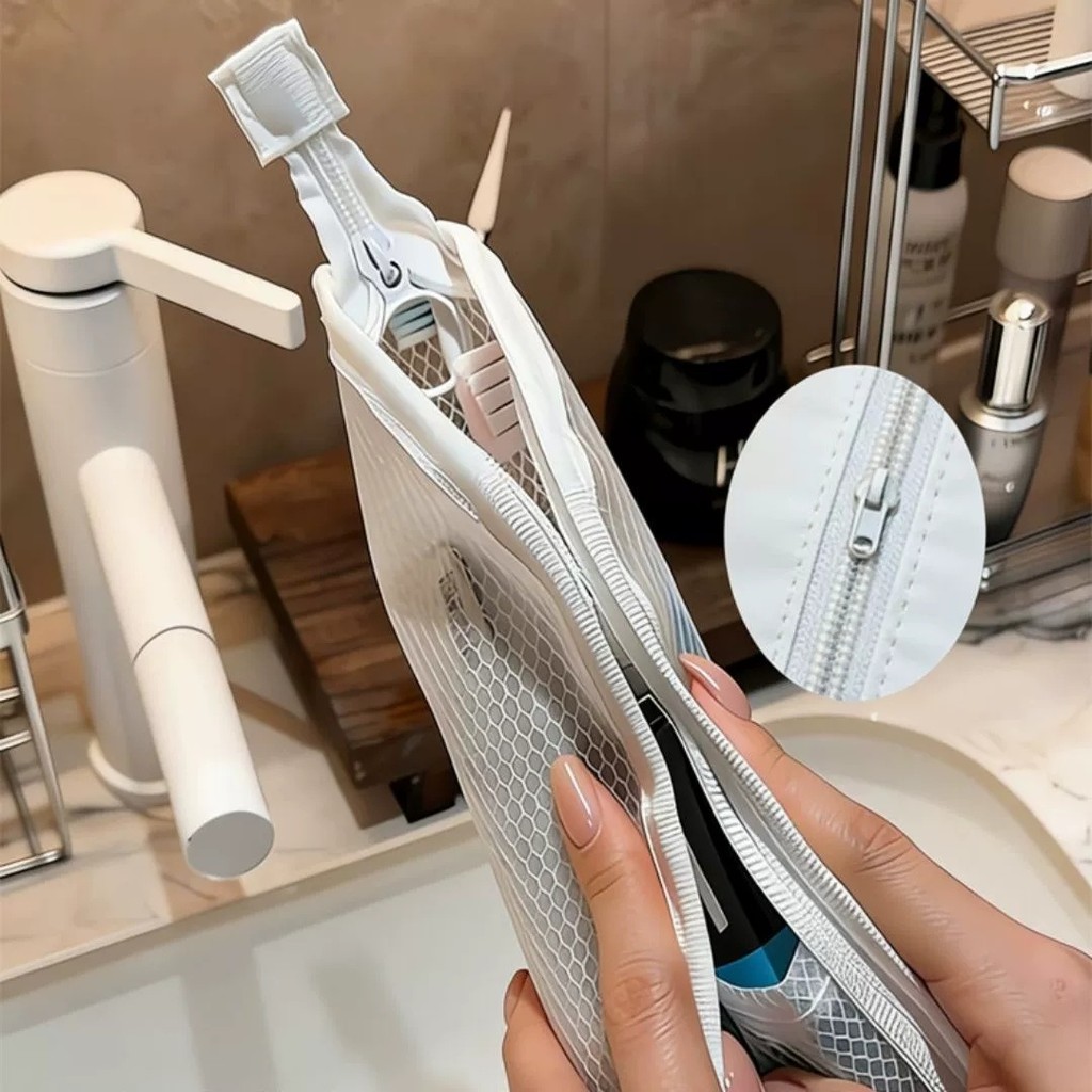 Túi giặt du lịch lưới khô nhanh Dụng cụ sắp xếp mỹ phẩm chống thấm nước với khâu gia cố