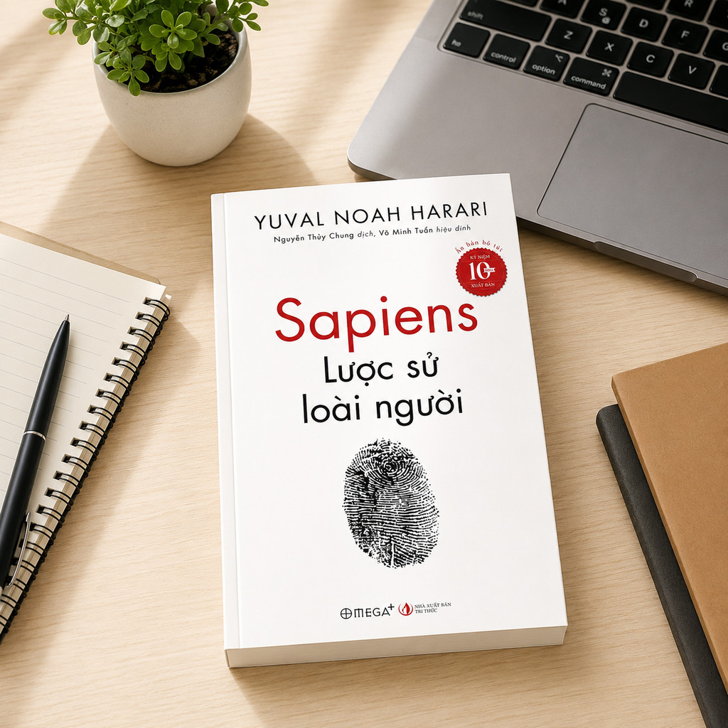Sách - Sapiens Lược Sử Loài Người (Bản Bỏ Túi) - Omega Plus