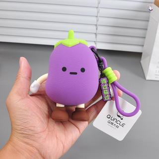 Túi móc khóa silicon hoạt hình - Túi đựng tai nghe Mini dễ thương cho trẻ em