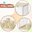 Gamchiano Hộp trưng bày hình trong suốt Hộp sắp xếp chống bụi cho búp bê thu nhỏ và trưng bày các bức tượng nhỏ