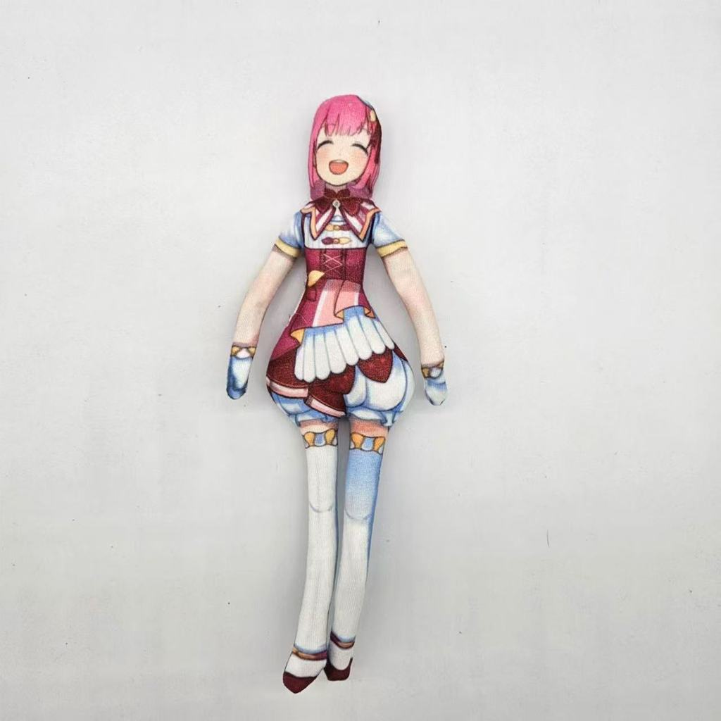 Anime Project Sekai Kasane Teto Kaito AKIYAMA MIZUKI Sang Trọng Cotton Búp Bê Nhồi Bông Linh Vật Mô Hình Trừu Tượng Slender Hình Xoắn Quạt Quà Tặng Trẻ Em