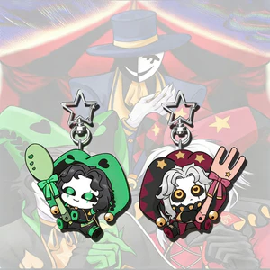 Trò Chơi Freak Circus Pierrot Ngôi Sao Ngoại Vi Móc Khóa Hoạt Hình Anime Schoolbag Ba Lô Mặt Dây Chuyền Trang Trí Quà Tặng