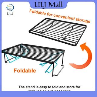ULJ Giá đỡ máy tính xách tay có thể gập lại Máy tính để bàn Màn hình nâng giảm căng thẳng cổ Bảo quản Máy tính xách tay làm mát cho Air Pro.