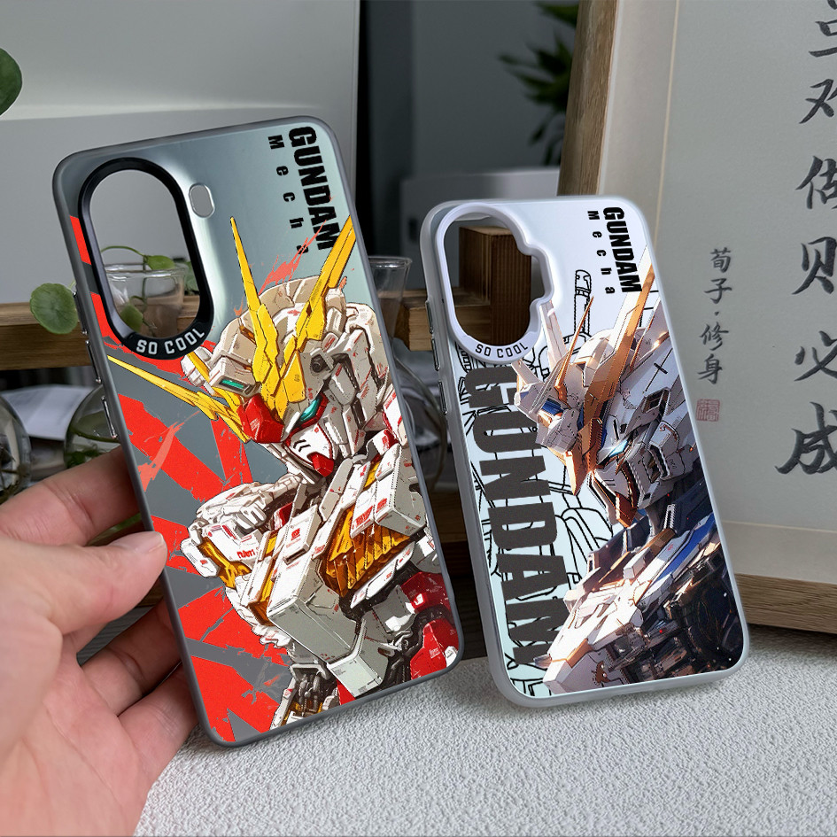 Ốp Điện Thoại Gundam Mobile the Suit Micro Matte Cho Redmi Turbo 4 Pro Note 15 Pro / 14 / 13 Mi 17 Pro Max Xiaomi 15T 14T 15 Ultra K90 Pro Max Note 14 / 13 Vỏ Redmi Chống Sốc