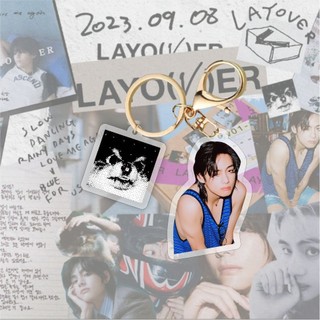 Phụ Kiện Móc Khóa Mặt acrylic Hình kpop v solo album Mới
