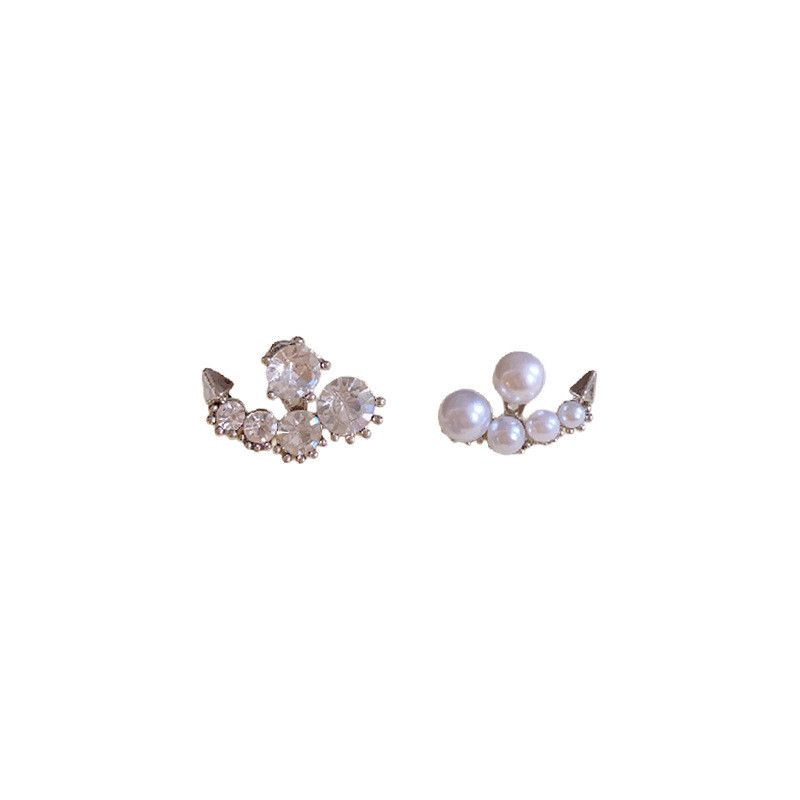 Bạc 925 Kim Phong Cách Thoáng Mát Nhẹ Sang Trọng Cao Cấp Bông Tai Ngọc Trai Zircon Bông Tai Nữ