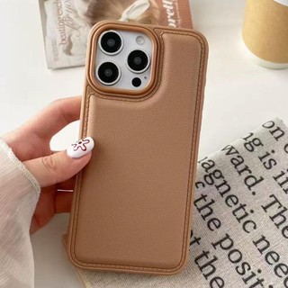 Vỏ rắn Ins Hàn Quốc cho iPhone 17 Air 11 16 15 14 13 12 Pro Xs Max XR X Vỏ da Vỏ điện thoại TPU mềm Vỏ bảo vệ mặt sau được trang bị