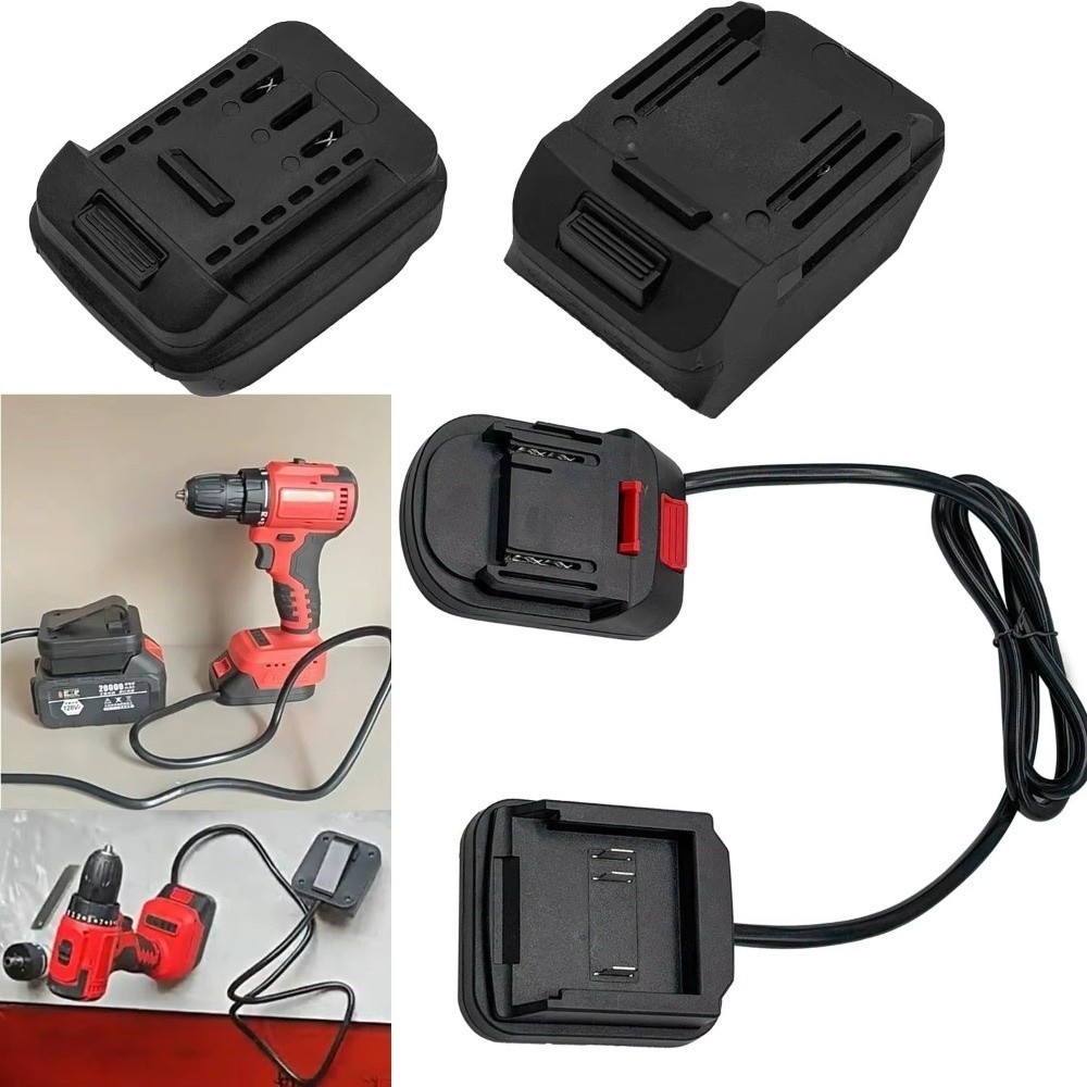 Đầu nối pin NOTE1 18V, Bộ chuyển đổi pin dòng mở rộng giảm trọng lượng, Cáp mở rộng bộ chia Bộ chuyển đổi dụng cụ công suất cao cho pin Makita 18V