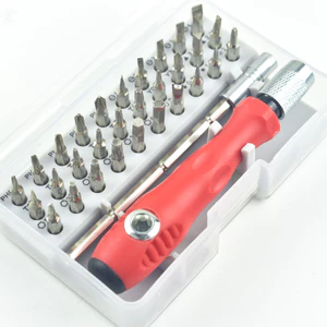 Đồng hồ 32 trong 1 Sửa chữa lắp đặt tháo gỡ điện thoại di động 7389 Bộ vít Bit công cụ phần cứng Đa chức năng