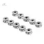 10 chiếc HCS Deep V Groove Sealed Guide Line Tra Pulley Ball Bearing 3 * 12 * 4mm mới