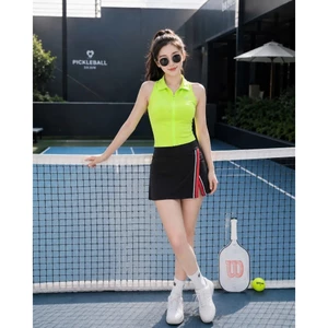 Bộ thể thao nữ, Áo mút đúc váy A hai lớp tập Gym, nhảy, pickleball, tennis (có tách lẻ)