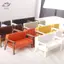 HFTOY 1: 12 Nhà Búp Bê Mini Sofa Da Sofa Đơn / Đôi Ghế Nội Thất Mô Hình Phòng Khách Trang Trí Đồ Chơi Phụ Kiện Nhà Búp Bê ~