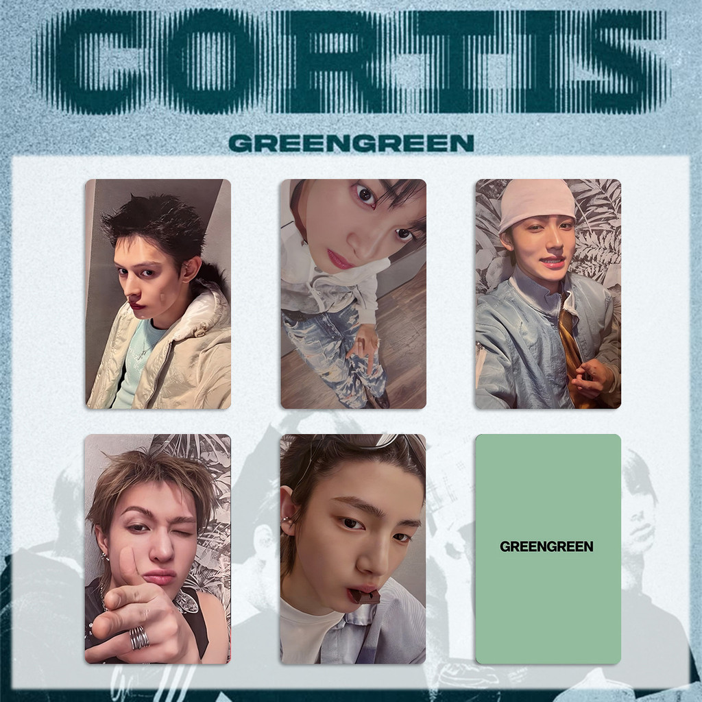 Kpop Idol CORTIS GREENGREEN Album Photocard Wvs Thẻ thưởng, Thẻ