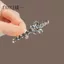 Ánh Sáng Sang Trọng Pháp Kẹp Tóc Nữ Tinh Tế Hoa Kẹp Tóc Mùa Xuân Kẹp Mặt Sau Đầu Phẳng HP4S