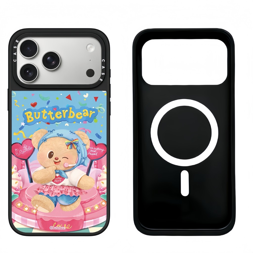 Ốp Điện Thoại Gương Gấu Dreaming Từ Tính Cho IPhone 17 Pro Max 17 16 15 14 13 12 11 Vỏ Bảo Vệ Chống Sốc