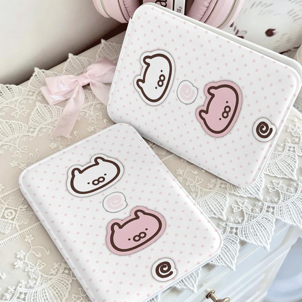 Gương gấp mini họa tiết mèo chấm bi đáng yêu chống vỡ chất liệu bền đẹp