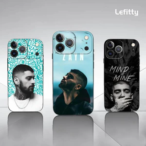 TP-1 Singer Z-Zayn M-Malik Ốp Điện Thoại IPhone 17 16 15 14 13 12 11 Pro Max Plus Mini Đen Mờ Vỏ Mềm Funda