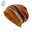 Mũ mềm thời trang mới dành cho nữ mùa xuân thu ấm áp Beanies Thể thao dành cho người lớn Mũ sọc ngoài trời Mũ Hip Hop Bonnet