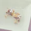 Wisteria Rượu Rhyme Tím Ngọc Trai Bông Tai Pháp Retro Nghệ Thuật Sinh Viên Bông Tai Niche Tinh Tế Độc Đáo Kẹp Tai Bông Tai 5.18