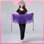 MYPANDA Dance Hip Váy Sequins Viền Váy sel Khăn Hông Váy Rave dành cho Nữ.