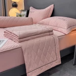 [M16] [Set 5 Món - Như ảnh] Bộ Chăn & Ga Gối Trần Bông Cotton Linen Sợi Lanh Cao Cấp Mềm Mát - Eva Bedding — ảnh 7