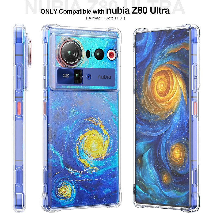 Dành Cho ZTE nubia Z80 Siêu Mềm Chống Sốc Pha Lê Gel Trong Suốt TPU Chống Sốc