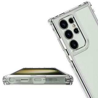 Ốp Điện Thoại Acrylic Lấp Lánh Trong Suốt Cho Samsung Galaxy S25 S24 S23 S22 ULTRA PLUS FE Bốn Góc Chống Sốc Không Vàng Vỏ