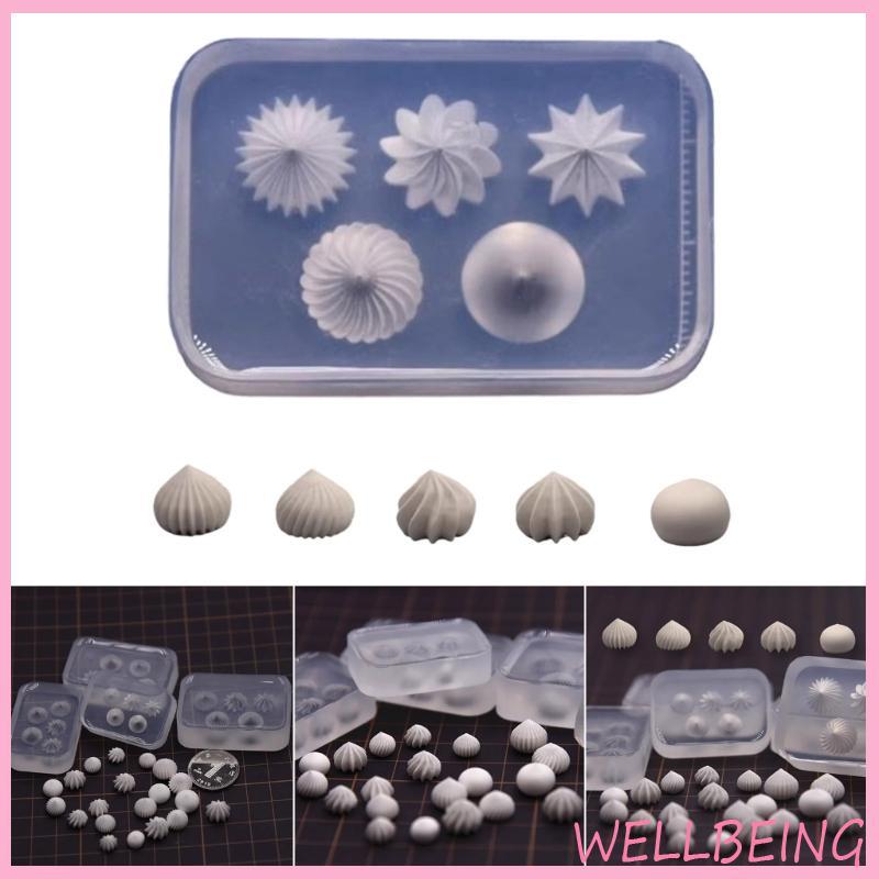 Wellb Khuôn Silicon Dụng Cụ Tạo Hạt Kem Nhỏ Kết Cấu Silicon Cho