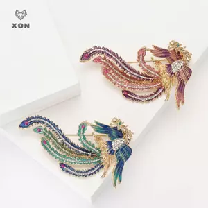 Trâm Cài Áo Hình Chim Dùng Pin Cho Nam và Nữ - Phụ Kiện Quà Tặng Thời Trang