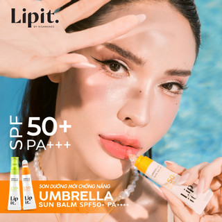 Son Dưỡng Môi Chống Nắng Có Màu LIP IT SPF50+ PA++++ 8g Hỗ Trợ Dưỡng Ẩm Và Bảo Vệ Môi Umbrella Sun Balm