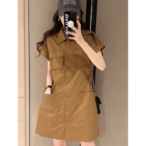 Đầm yếmclassic cao cấp dành cho nữ, thiết kế rộng rãi, phù hợp với mọi thân hình, giảm giá 50%