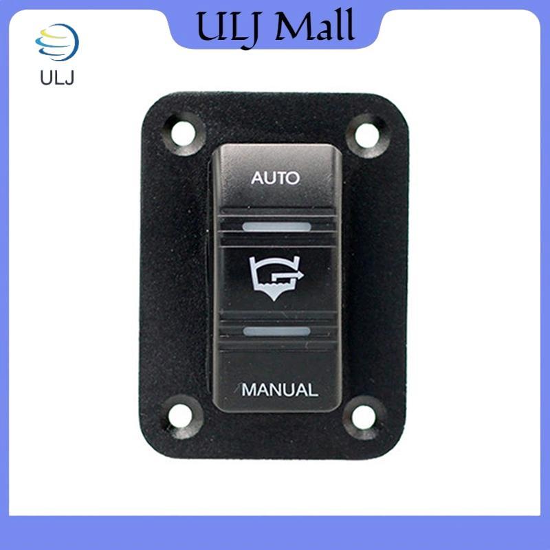 ULJ Máy bơm Bilge 3 chiều Rocker Chống nước 12V 24V 4Pin 20A SPDT Tự động / Tắt / Hướng dẫn sử dụng Bảng bơm Bilge có đèn LED.