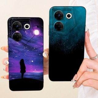 Ốp Bảo Vệ Camera Cho Tecno Camon 20 CK6 CK6n / Camon 20 Pro 4G CK7n / Camon 20 Pro 5G CK8n Vỏ Mềm Không Gian Thời Trang