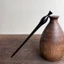 Kẹp tóc WHX-Vase Gỗ Mun Bình gỗ nguyên khối Kẹp tóc bằng gỗ