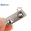10 chiếc / 21x9mm Pin kim loại thay thế Tấm tiếp xúc lò xo Khe bạc Đẹp