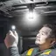 Đèn pin móc khóa LED có thể sạc lại 550LM Đèn pin Mini cầm tay Nhà thơ Đèn lồng lũ lụt Đèn làm việc có nam châm cho trường hợp khẩn cấp mới
