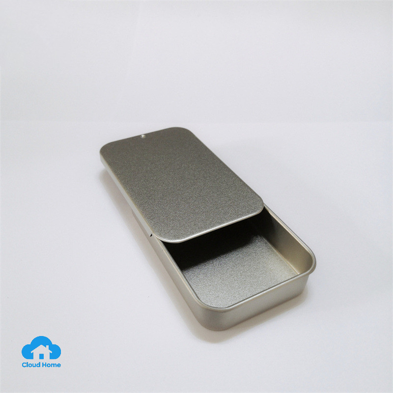 🌤️COD🌤️Hộp thiếc nắp trượt mini 60*33*11mm- Hộp thiếc hình chữ nhật, hộp đựng đồ nhỏ có nắp trượt