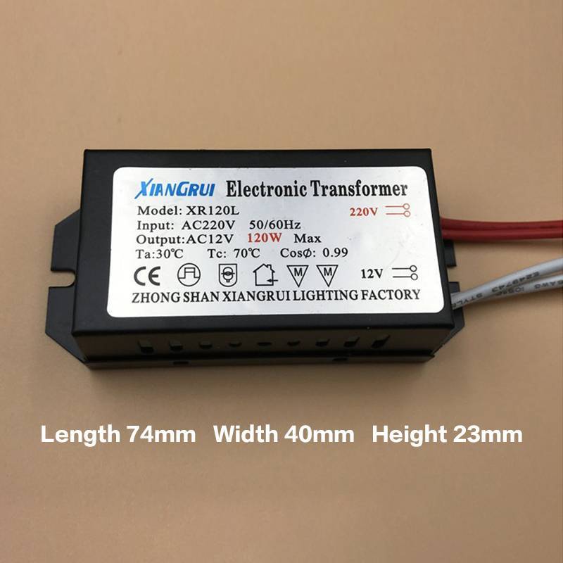 Máy Biến Áp Điện Tử JINHF 20W 180W AC220V Sang 12V Adapter Cho Đèn Halogen Qui Lắp Đặt Cho Chiếu Sáng Khách Sạn HOT