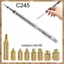 C245 Đầu sắt hàn Các hạt nóng chảy Bộ chuyển đổi chèn nhiệt Bộ chuyển đổi nhúng chèn vào M2-M8