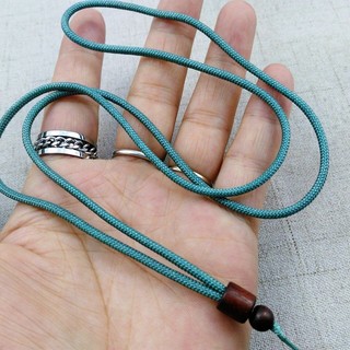 Phong Cách Mới Thùng Gỗ Vòng Cổ Dây Buộc Bằng Gỗ Bện Mặt Dây Treo Cổ Dây Tự Làm Handmade Gỗ Đàn Hương Vòng Cổ Phụ Kiện Dòng BYAE