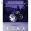 Đèn pha LED 3 chế độ có thể sạc lại Đèn trắng có thể điều chỉnh để cắm trại Đi bộ đường dài Hoạt động ban đêm mới