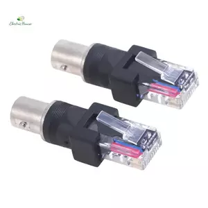 1 Đầu Nối Chất Lượng Cao BNC Nữ Ja Sang RJ45 Nam Cắm RF Adapter Đầu Nối Đồng Trục mới