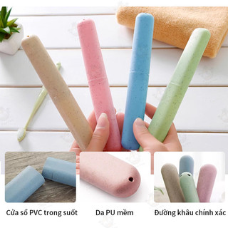 Hộp đựng bàn chải du lịch chống bụi, vỏ đựng bàn chải nhỏ gọn tiện lợi, phù hợp đi du lịch công tác