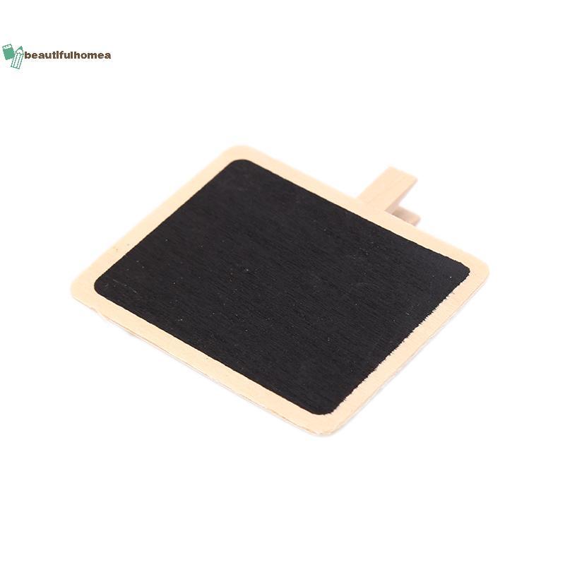 BeautifulHomeA 10 Chiếc Mini Gỗ Bảng Kẹp Tin Nhắn Note Board Trang Trí Cửa Hàng Nhà VN