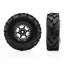 4 Bộ lốp bánh xe cao su 62mm 1.0 Inch được nâng cấp Vành bánh xe cho bánh xích RC 1 / 18 TRX4M SCX24 FMS Bộ phận nâng cấp bò đá