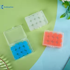 Kudosation 12 Chiếc Nút Tai Silicon Có Thể Tái Sử Dụng Sáp Silicon Nút Tai Bơi Có Thể Khuôn Nút Tai Giảm Tiếng Ồn Hủy Bỏ Bảo Vệ Ngủ Đẹp