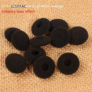 JCSYFAC 20 Chiếc Tai Nghe Có MP3 MP4 Moblie Miếng Lót Tai Điện Thoại Cho Tai Nghe Xốp 18 Mm Xốp Tai Nghe Thay Thế Mới