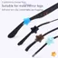 5 Cặp Silicone Star Moon Chống Trượt Móc Tai Kính Mắt Phụ Kiện Kính Mắt Kính Mắt Grip Temple Tip Holder Kính Mắt Mới
