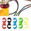 Bộ 10 Kẹp Cố Định Dây Phanh Xe Đạp FANIELLAPOWELL, Khóa Dây Nhựa Xoay, Kẹp Quản Lý Ống Loại S Nhiều Màu, Chất Lượng Cao MTB