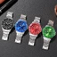 Đồng hồ sinh viên Đồng hồ thạch anh dạ quang kinh doanh Đồng hồ trực tiếp Wath Green Water Ghost Watch 26.5.15